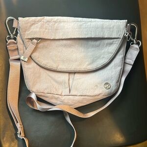 Stylish light mauve lululemon Crossbody Bag